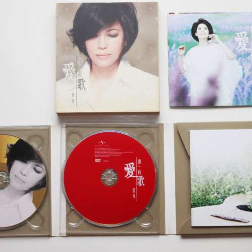 蔡琴 愛像ㄧ首歌 (正版CD+DVD) 九成新 附件全齊 音響發燒友必收靚碟(金碟版本)正版靚...