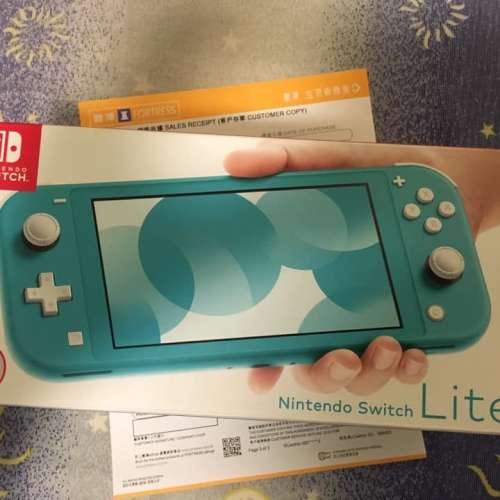 任天堂Nintendo Switch Lite ,跟豐澤單, 一年保(藍綠色) 全新未開封