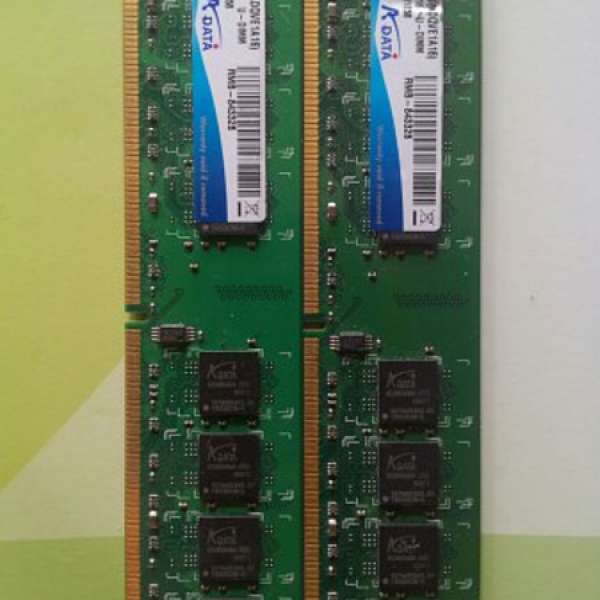 Adata DDR2 800 Desktop Ram 2GB(1GBx2)___Acrylics透明膠牌