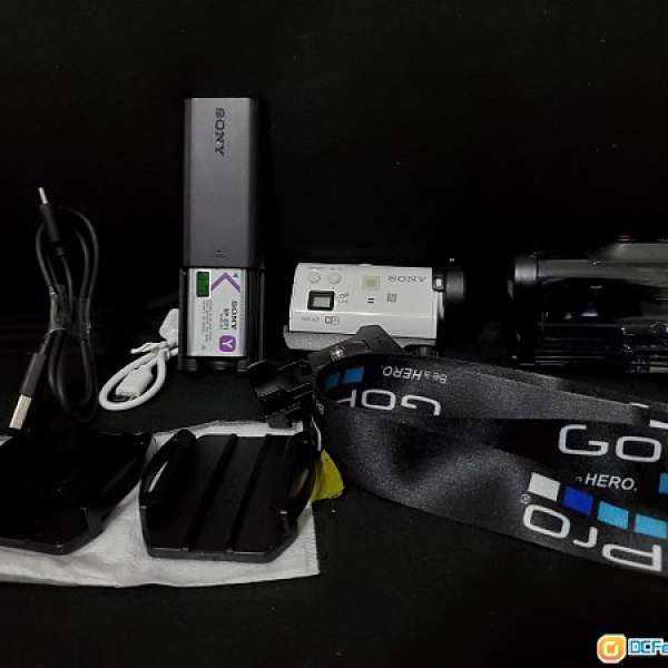 95%新 Sony ActionCam HDR-AZ1 小型運動相機 (Full HD)  連多樣配件