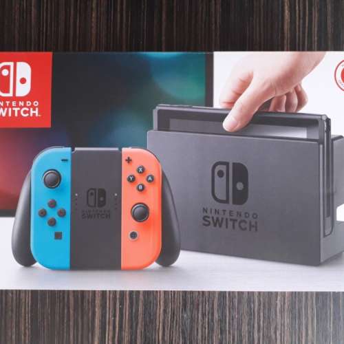 Nintendo Switch + 手掣 + 6隻 games