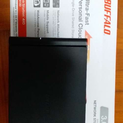 95%new Buffalo NAS LS410D 3TB 內置BT下載電影音樂
