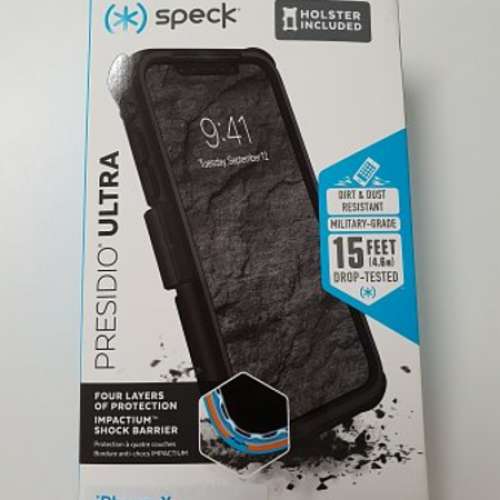特價全新名廠 speck iPhone XR / iPhone X 防摔保護套殼 （有包裝盒）