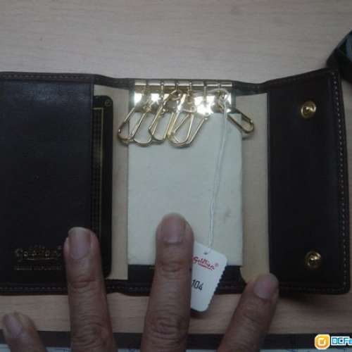 全新 金利來 goldlion 真皮 鎖匙包,只售HK$100(不議價,請看描述)