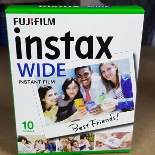 即影即有相紙Fujifilm instax WIDE film 富士即影即有菲林大白邊相紙只售 $55 咋，...