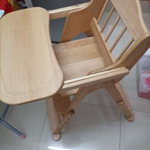 寶寶/兒童實木餐椅