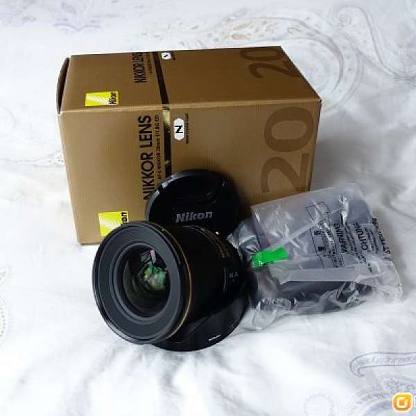 Nikon AF-S Nikkor 20mm f/1.8G ED（行貨過保）