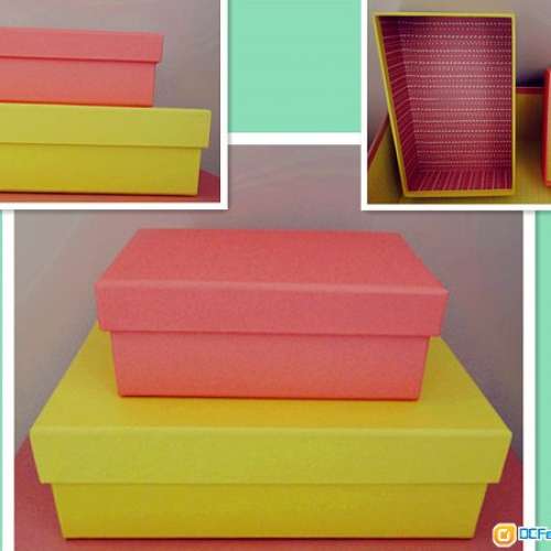 清貨 ~ 全新 出口 禮物盒 紙盒 儲物盒 收納盒 (多款)