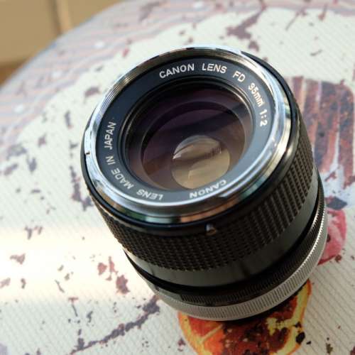 Canon FD 35mm f/2 銀嘴凹玉版