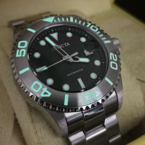 全新Invicta Pro Diver  全鋼自動錶 (x 精工seiko tissot citizen)