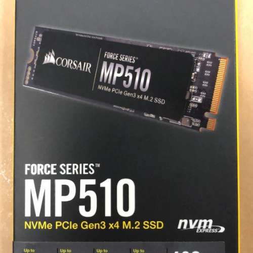 CORSAIR FORCE Series MP510 480GB M.2 SSD