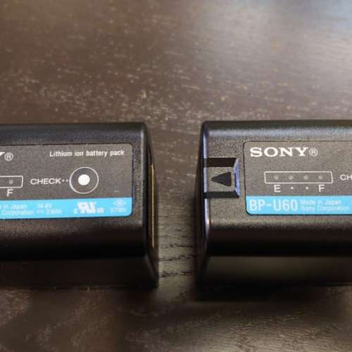 SONY 攝影機電池 2BP-U60 + 2BP-U30