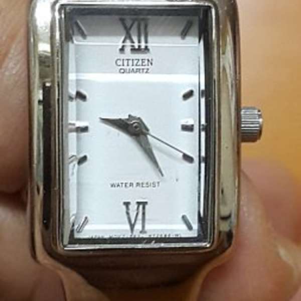 新淨 CITIZEN 精辰 三針 長方 女裝 手錶,只售HK$160(不議價)