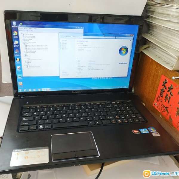 Lenovo G770 i5 8g 17 inch LED  wimfows 7 reovery
