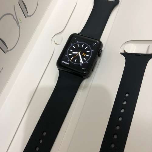 Apple Watch series1 Stainless steel 42MM Black 黑色 90%新