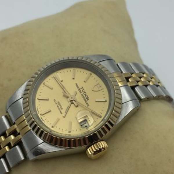 Tudor 92413金鋼全自動日曆女裝表