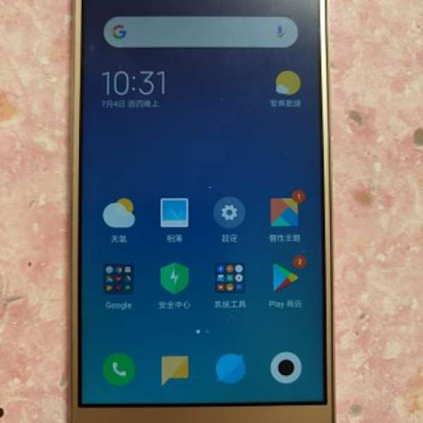 95%新 港行,金色,紅米 Note 3 , 3 + 32 GB  , 雙卡