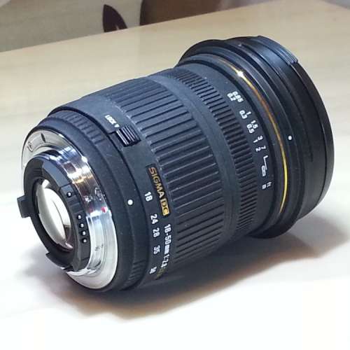 Sigma 18-50mm f2.8 恆定 for Nikon，Made in Japan .