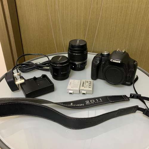 Canon EOS 500D kit +50 1.8 1855