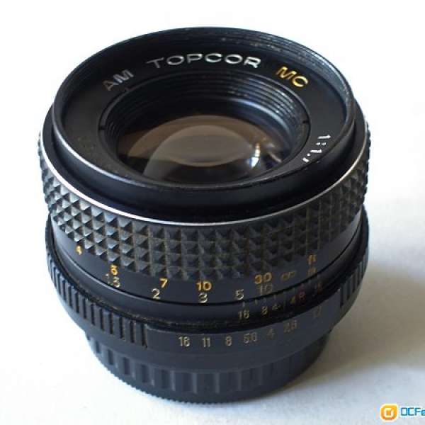 東京光學Topcon Topcor AM MC 55mm F1.7 PK Mount