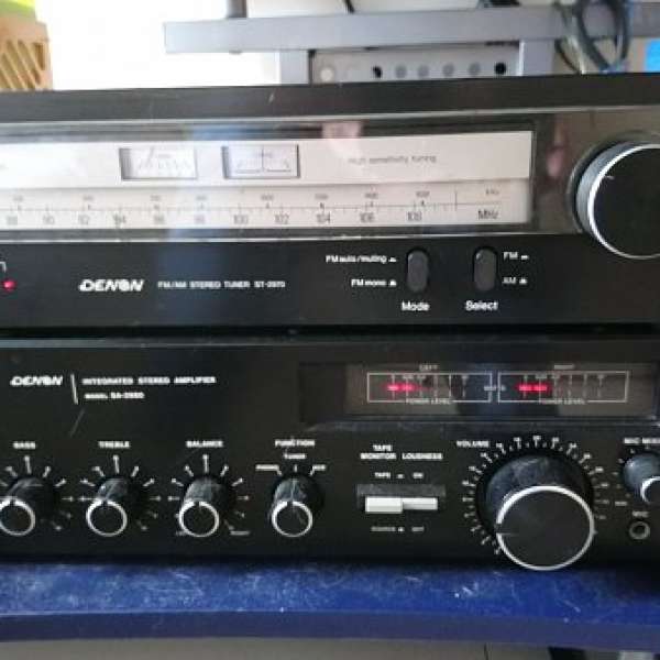古董 DENON ST-2970 加 SA-2980 二聲道收音及擴音機