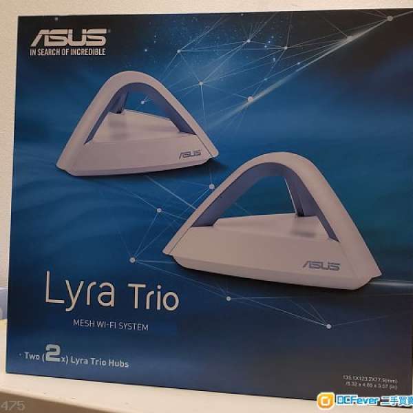 極新二手ASUS Lyra Trio (2-Pack) MAP-AC1750