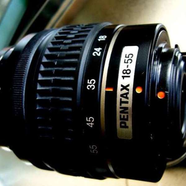smc PENTAX-DA L 18-55mm F3.5-5.6AL Pentax AF lens 8 組 11 片,1片非球面,1片低色散
