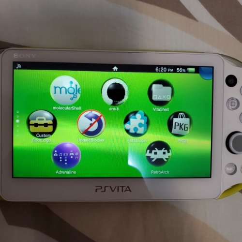 白綠色 Sony PS Vita PSV 2000 64GB 開心版