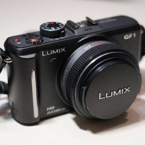 Panasonic LUMIX DMC-GF1 相機連 LUMIX G 20mm f/1.7 Asph. H-H020 鏡頭 送 PQI Wi...
