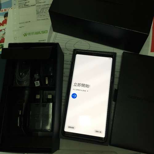 放99%新Samsung Note9香港衛衛訊大行單Full Set加套