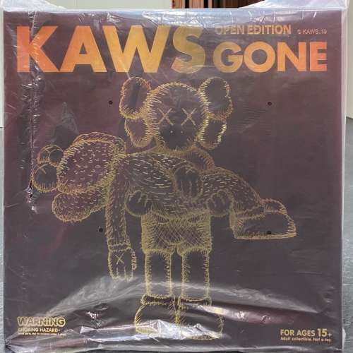 全新正版有單Kaws Gone Companion 2019 Figure 14寸公仔 Black Bff 全黑色 Medicom...