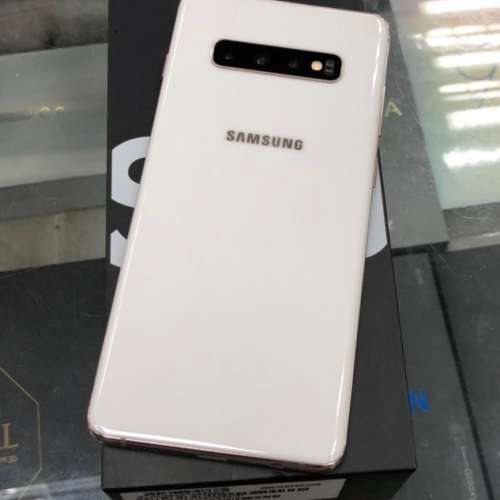 Samsung Galaxy S10 plus S10+, 512 GB，陶瓷白色，90%新 三星
