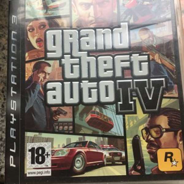 PS3 Game - GTA IV (GTA4) 二手