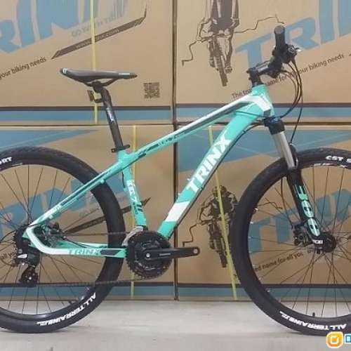 《聖誕送貨優惠》＊油掣,啤令轆＊TRINX 24速 可鎖叉 27.5吋 鋁合金 山地車- B500