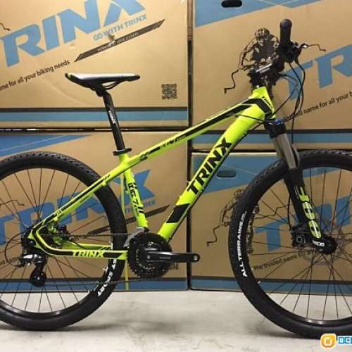 《聖誕送貨優惠》＊油掣,啤令轆＊TRINX 24速 可鎖叉 27.5吋 鋁合金 山地車- B500