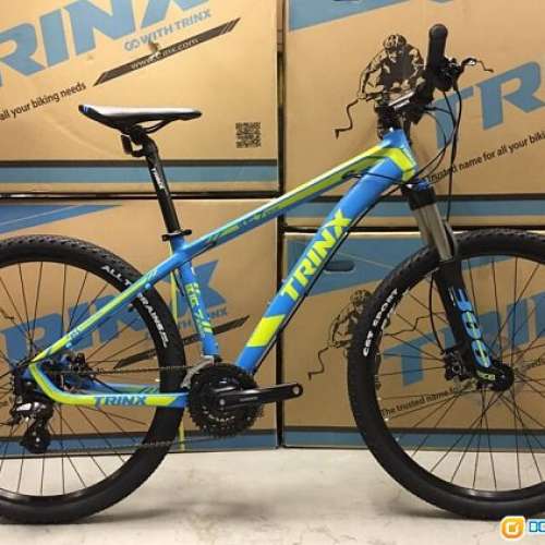《聖誕送貨優惠》＊油掣,啤令轆＊TRINX 24速 可鎖叉 27.5吋 鋁合金 山地車- B500