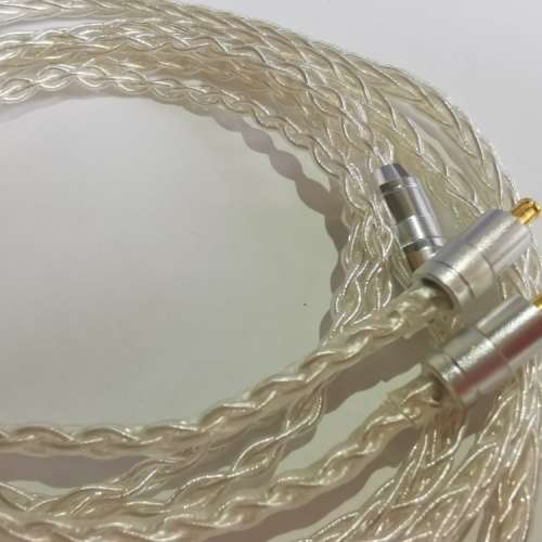 新品特惠7N單晶銅鍍銀耳機線 升級線westone fender QDC Shure campfire 2.5mm 3.5m...