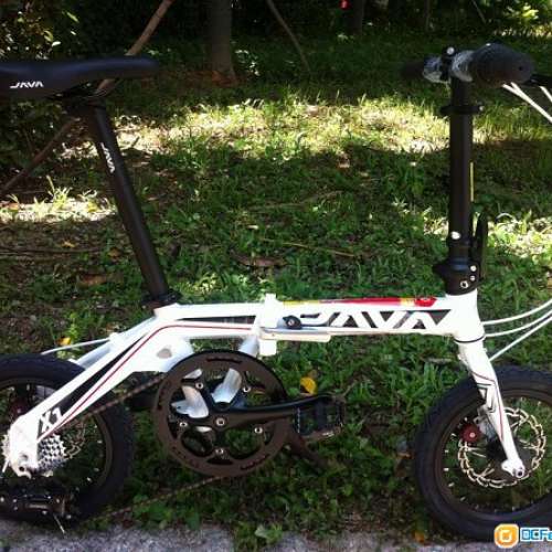 特價發售-JAVA-X1-7S-D-14吋鋁合金摺車(培林花鼓)