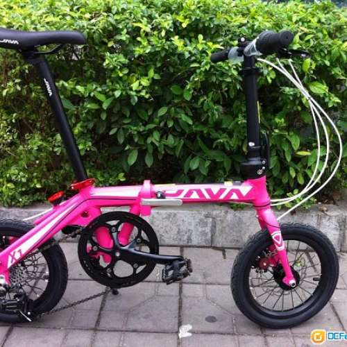 特價發售-JAVA-X1-7S-D-14吋鋁合金摺車(培林花鼓)