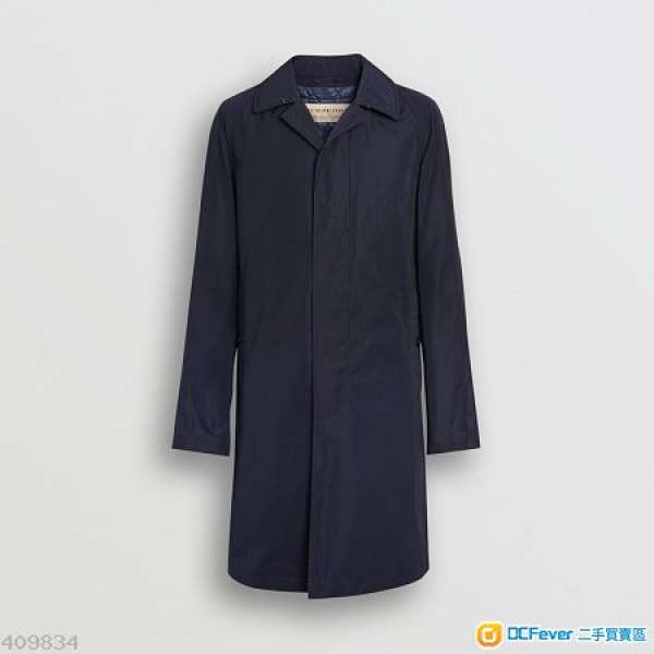 全新未 Burberry car coat 深藍色