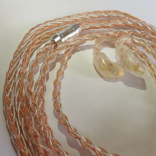 7N單晶銅鍍銀鍍金耳機線 升級線 Shure fender campfire westone 2.5mm 3.5mm 4.4mm...