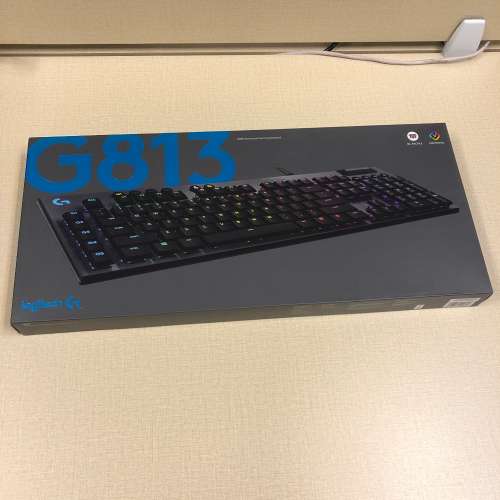 全新未開 Logitech G813 GL Tactile Sealed Brand New 羅技 機械鍵盤 茶軸 (Not Ra...