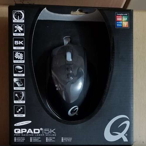 [ 賣 ] 全新 Qpad 5K PRO Gaming Laser Mouse $150