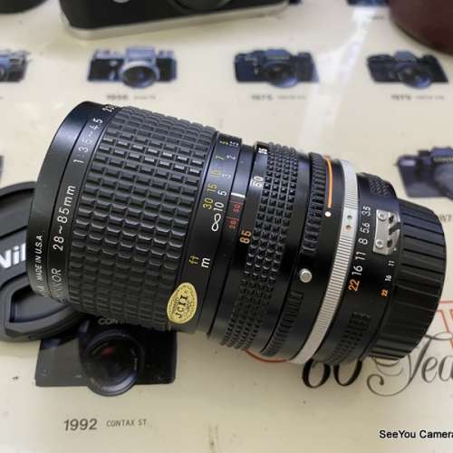 95% New Nikon 28-85mm f/3.5-4.5 AIS Zoom Lens $680. Only