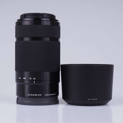 黑色Sony 55-210 mm kit鏡