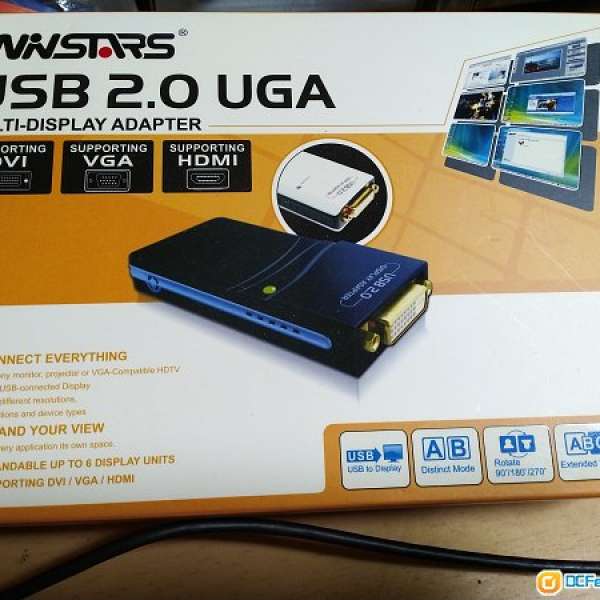 Winstar Display Adapter USB 2.0 to DVI/VGA/HDMI