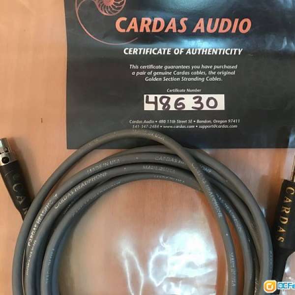 Cardas audio cross headphone 3m 1/4 stereo