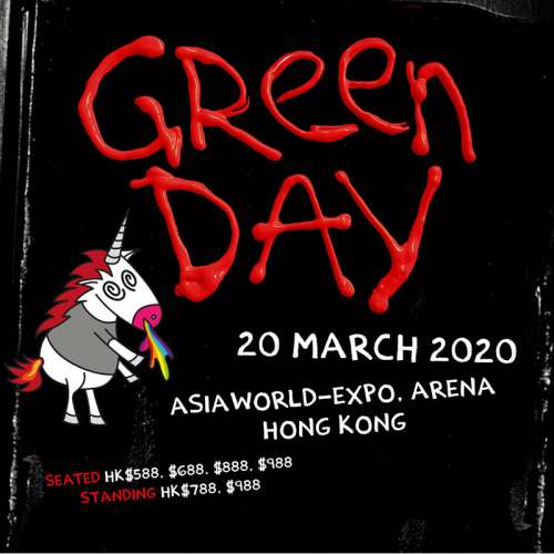 GREEN DAY香港演唱會 - 香港站@ticketbuynow.com