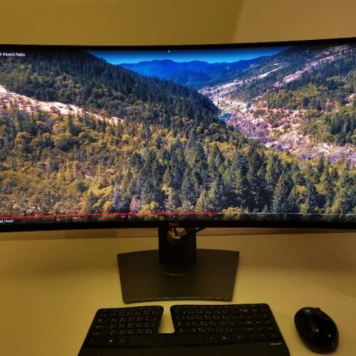 Dell 38吋 曲面 電腦顯示器 U3818DW UltraSharp Curved Ultrawide Monitor 21:9
