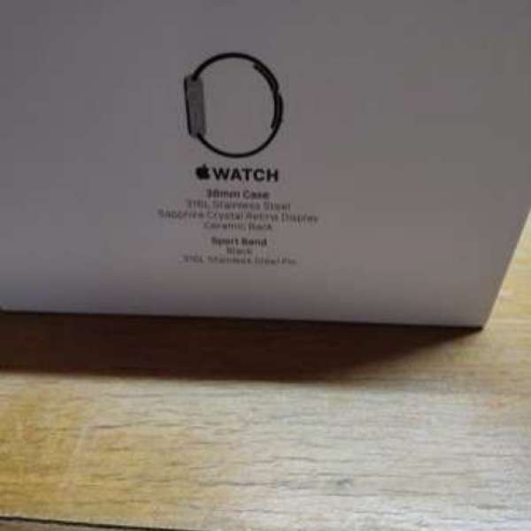 放apple watch 38mm 不鏽鋼 弟一代